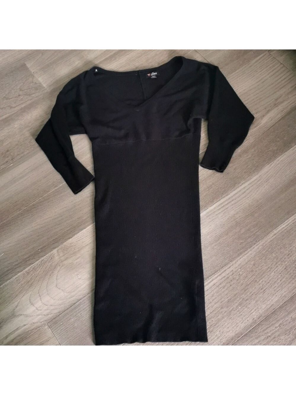 Guess Bodycon little black sweater dress. Size Medium. EUC